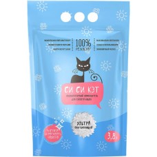 Наполнитель силикагелевый для кошачьего туалета СИ СИ КЭТ впитывающий, 3.8л в магазинах Лента