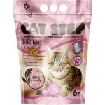 Наполнитель растительный для кошачьего туалета CAT STEP Tofu Lotus комкующийся, 6л