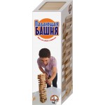 Игра настольная ДЕСЯТОЕ КОРОЛЕВСТВО Падающая башня, деревянная неокрашенная