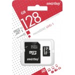 Карта памяти SMARTBUY microSDXC 128GB СL10, с адаптером SD Карта памяти SMARTBUY microSDXC 128GB СL10, с адаптером SD