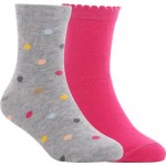 Носки детские INWIN р. 21 в горошек, розовые, Арт. мод.007, 2пары