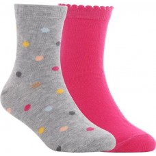 Носки детские INWIN р. 21 в горошек, розовые, Арт. мод.007, 2пары в магазинах Лента