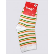 Носки детские INWIN высокая посадка, розовые в полоску, Арт. мод.007, BKSG-02-PL, 2пары в магазинах Лента