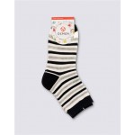 Носки детские OEMEN р. 20–22 черно-серые, хлопковые в полоску, Арт. PK023 Носки детские OEMEN р. 20–22 черно-серые, хлопковые в полоску, Арт. PK023