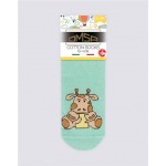 Носки детские OMSA Kids Calzino, с дизайном цифры, menta Носки детские OMSA Kids Calzino, с дизайном цифры, menta