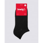 Носки детские INWIN р. 14–22 низкая посадка, черные, Арт BKSU-01-LB