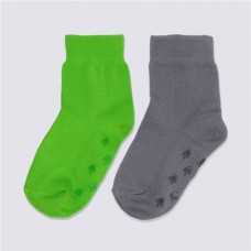 Носки детские INWIN р. 14–22 с силиконовыми накладками, Арт. BKSU-02-GG, 2пары в магазинах Лента