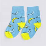 Носки детские INWIN р. 14–22, высокая посадка с дизайном бананы, Арт. FKSU-01-BAN