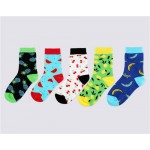 Носки детские INWIN р. 14–22, высокая посадка с дизайном фрукты, Арт. FKSU-05-FR