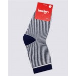 Носки детские INWIN Kids, высокая посадка, синие с полосками, Арт. FKSB-01-BL Носки детские INWIN Kids, высокая посадка, синие с полосками, Арт. FKSB-01-BL