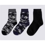 Носки детские INWIN р. 14–22, высокая посадка, милитари, Арт. FKSB-03-MIL, 3пары