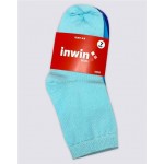 Носки детские INWIN высокая посадка, голубые, Арт. BKSU-07-BL, 7пар