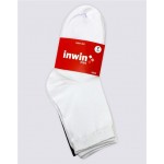 Носки детские INWIN высокая посадка, черные, белые, Арт. BKSU-07-BW, 7пар