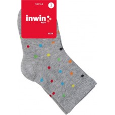 Носки детские INWIN высокая посадка, с цветными горошками, Арт. FKSG-01-CD в магазинах Лента