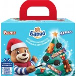 Набор пирожных МЕДВЕЖОНОК БАРНИ Барни + Picnic + Oreo, 370г
