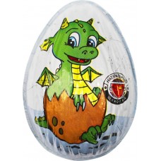 Яйцо шоколадное ЗОЛОТОЕ ПРАВИЛО с симолом года, с сюрпризом, из молочного шоколада, 30г в магазинах Лента