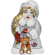 Шоколад фигурный ЗОЛОТОЕ ПРАВИЛО Снегурочка из натурального темного шоколада, 50г в магазинах Лента