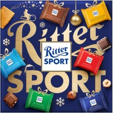 Набор кондитерских изделий RITTER SPORT Яркое ассорти, мини-шоколад, 6 вкусов, 200г в магазинах Лента