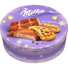 Набор кондитерских изделий МИЛКА печенье, вафли, бисквитные пирожные, 199г в магазинах Лента