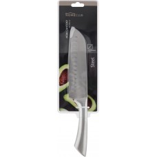 Нож сантоку HOMECLUB Steel 18см, цельнометаллический, нержавеющая сталь Арт. EKA-s3 в магазинах Лента