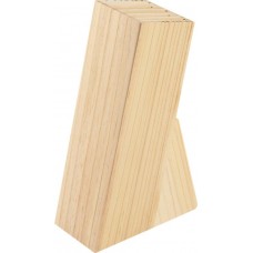 Подставка для ножей HOMECLUB деревянная, сосна, Арт. 985459 в магазинах Лента