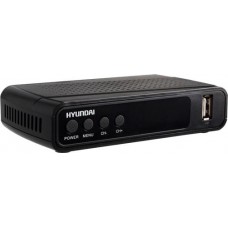 Ресивер HYUNDAI DVB-T2, черный в магазинах Лента