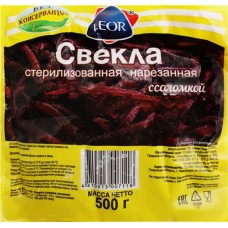 Свекла отварная, соломка, 500г в магазинах Лента