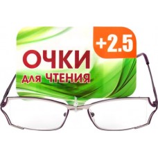 Очки для чтения женские VIZZINI Афина диоптрии +2.5, корригирующие, Арт. FEM+2.5 в магазинах Лента