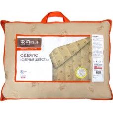 Одеяло 2-спальное HOME CLUB Овечья шерсть 172x205см в магазинах Лента