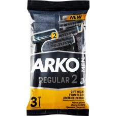 Станок для бритья ARKO T2 2 лезвия, 3шт в магазинах Лента Станок для бритья ARKO T2 2 лезвия, 3шт в магазинах Лента