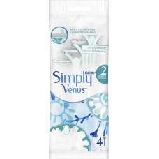 Бритва одноразовая женская GILLETTE Venus Simply 2, 4шт в магазинах Лента
