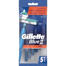 Станок для бритья одноразовый GILLETTE DISPOSABLE Blue 2 Plus, 5шт в магазинах Лента
