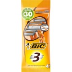 Бритва одноразовая мужская BIC 3 Sensitive 3 лезвия, 4шт Бритва одноразовая мужская BIC 3 Sensitive 3 лезвия, 4шт