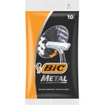 Бритва одноразовая мужская BIC Metal 1 лезвие, защитная металлическая полоска, 10шт Бритва одноразовая мужская BIC Metal 1 лезвие, защитная металлическая полоска, 10шт
