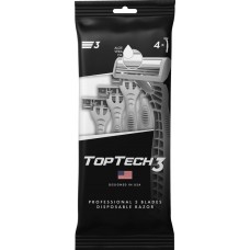 Бритва одноразовая TOPTECH 3, 4шт в магазинах Лента