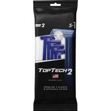 Бритва одноразовая TOPTECH 2, 5шт в магазинах Лента