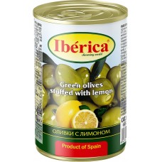 Оливки с лимоном IBERICA, 300г в магазинах Лента