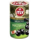 Маслины без косточки ITLV Selecto черные, 350г