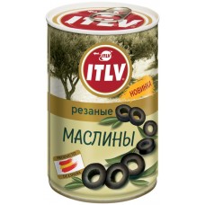 Маслины резаные ITLV черные, 300г в магазинах Лента