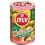 Оливки с креветками ITLV зеленые, 300г