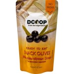 Маслины без косточки DCOOP черные, с травами, 189мл