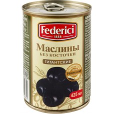 Маслины без косточки FEDERICI гигантские, 400г в магазинах Лента