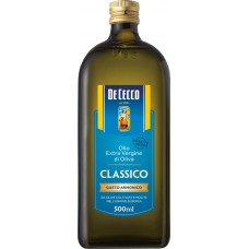 Масло оливковое DE CECCO Classico нерафинированное, 500мл в магазинах Лента