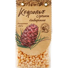 Орешки кедровые КЕДРОВЫЙ БОР Сибирские очищенные, 150г в магазинах Лента