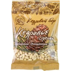 Орехи кедровые КЕДРОВЫЙ БОР Сибирские очищенные, 50г в магазинах Лента