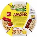 Арахис SEVEN NUTS Ассорти №1, со вкусами сыр, паприка, сметана с зеленью, холодец с хреном, 250г