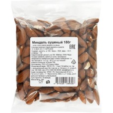 Миндаль сушеный, 150г в магазинах Лента