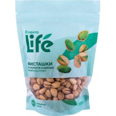 Фисташки ЛЕНТА LIFE сушеные, в скорлупе, 200г в магазинах Лента