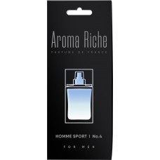 Ароматизатор AROMA RICHE Homme Sport №4, картонный в магазинах Лента