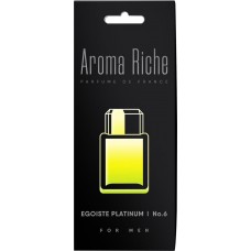 Ароматизатор AROMA RICHE Egoistе Platinum №6, картонный в магазинах Лента